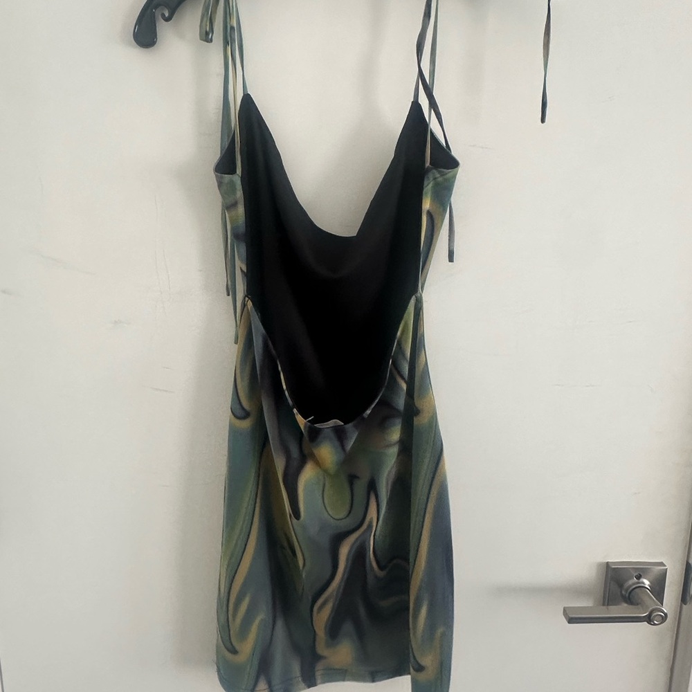 Retro Mini Psychedelic Dress - Picture 4 of 5